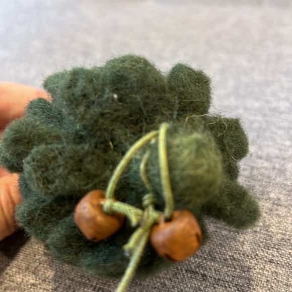 SALE! Pine cone with bells ornament - Picture 2 of 4